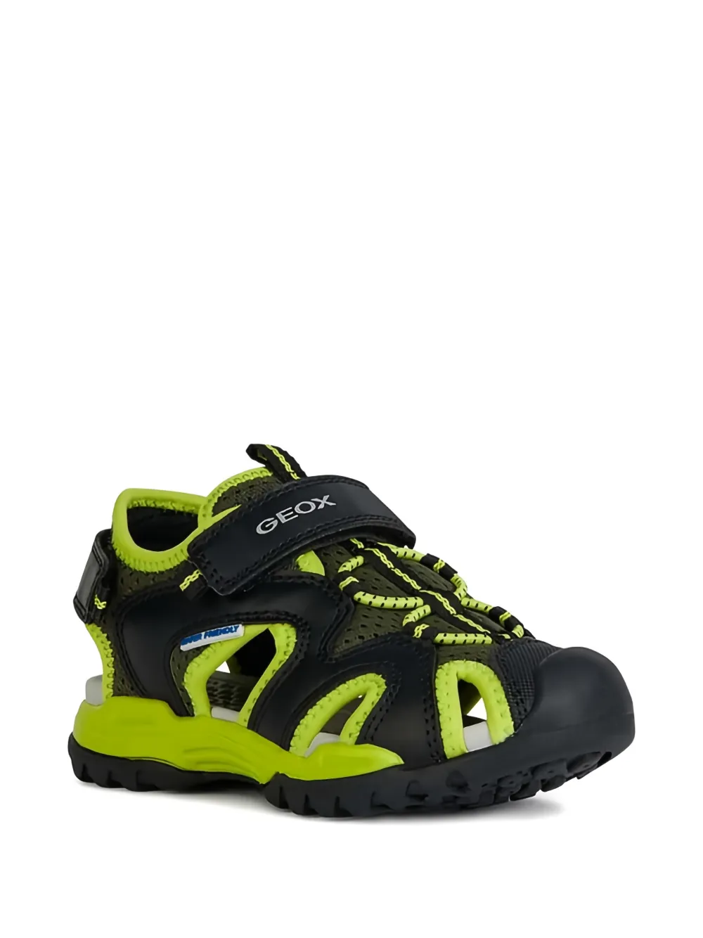 Geox Kids cut-out strap sandals - Nero