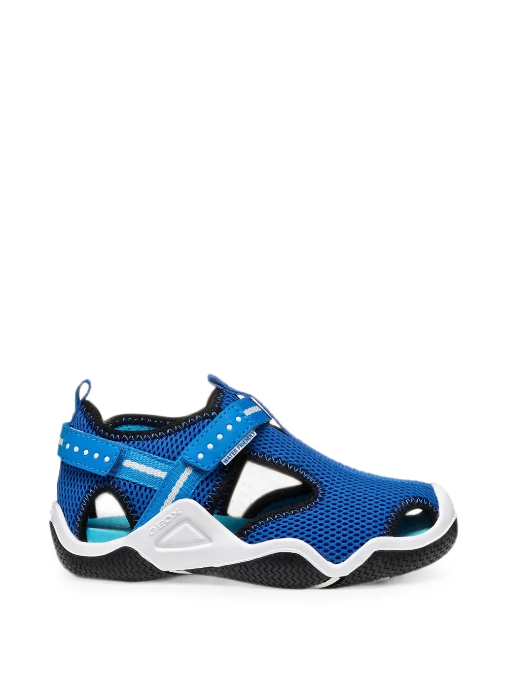 Geox Kids Wader mesh touch-strap sandals Blauw