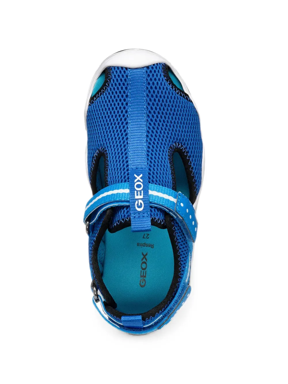 Geox Kids Wader mesh touch-strap sandals Blauw