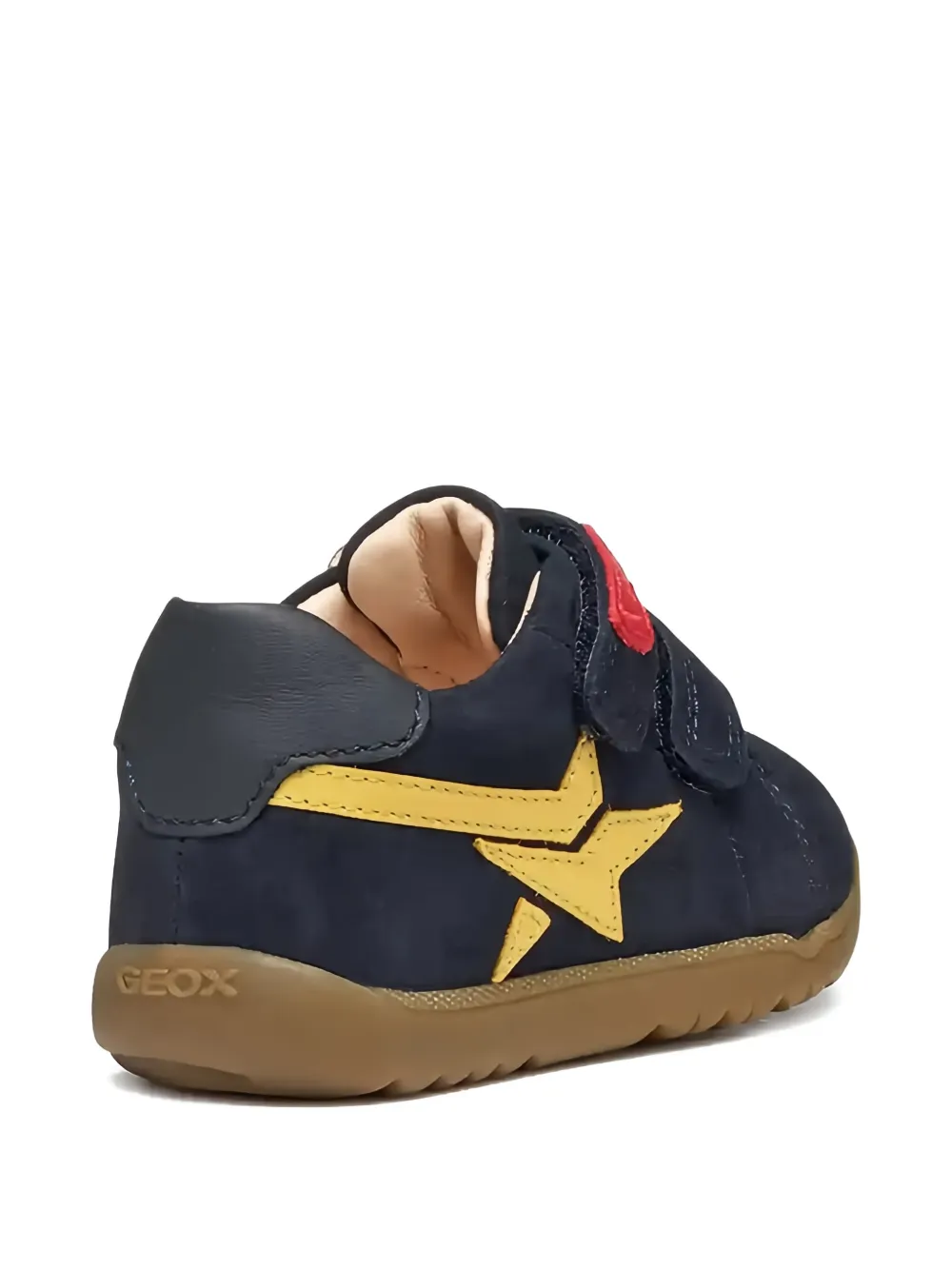 Geox Kids Macchia star-appliqué sneakers Blauw