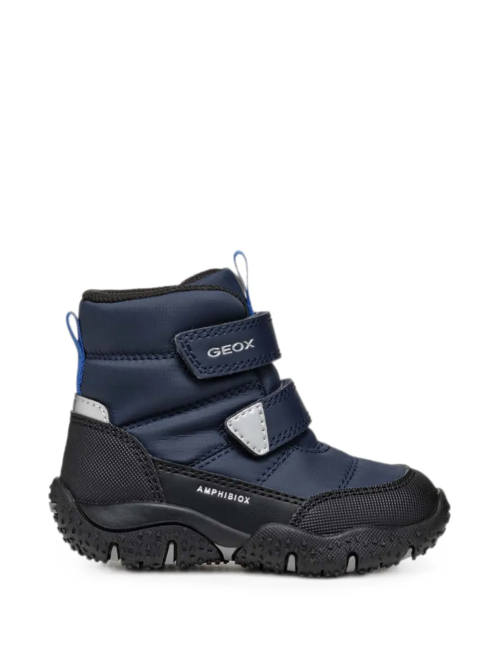 Geox Kids Baltic Abx snowboots met klittenband Blauw