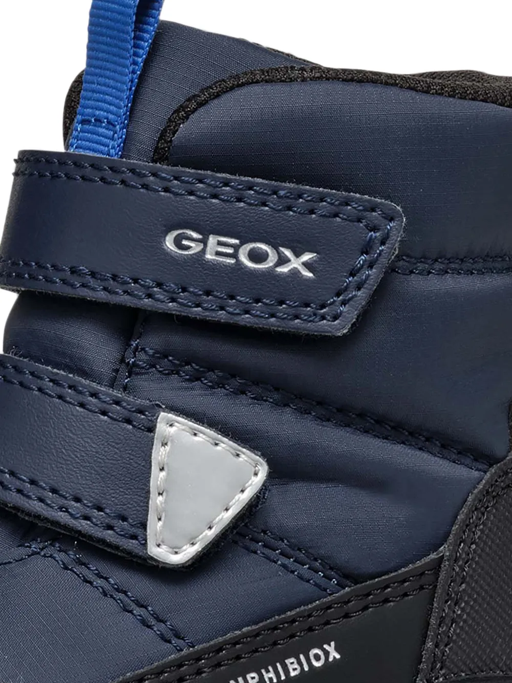 Geox Kids Baltic Abx snowboots met klittenband Blauw