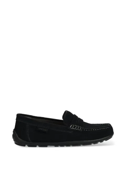 Geox Kids New Fast suede slip-on loafers