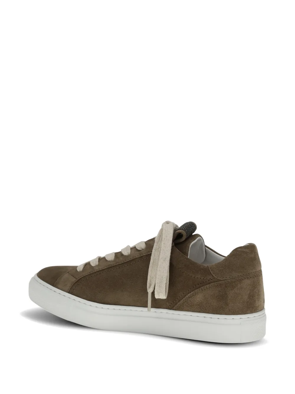 Brunello Cucinelli Suède sneakers Bruin