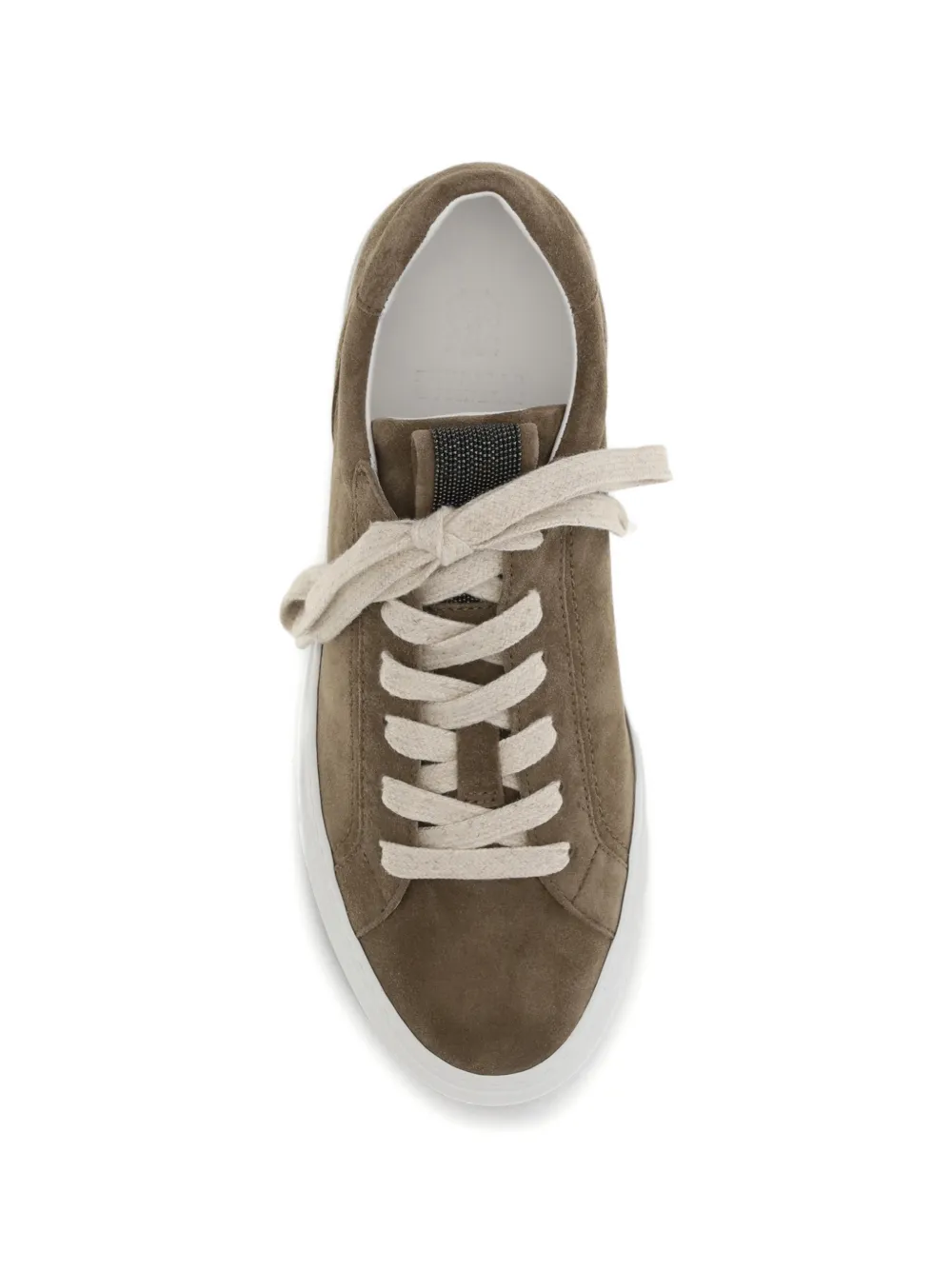 Brunello Cucinelli Suède sneakers Bruin