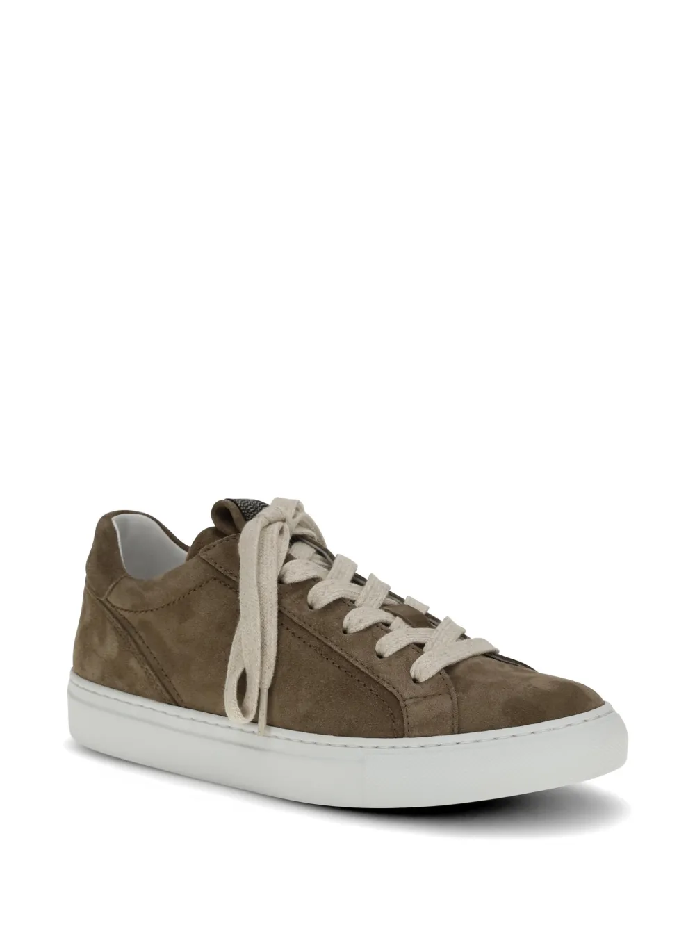Brunello Cucinelli Suède sneakers Bruin