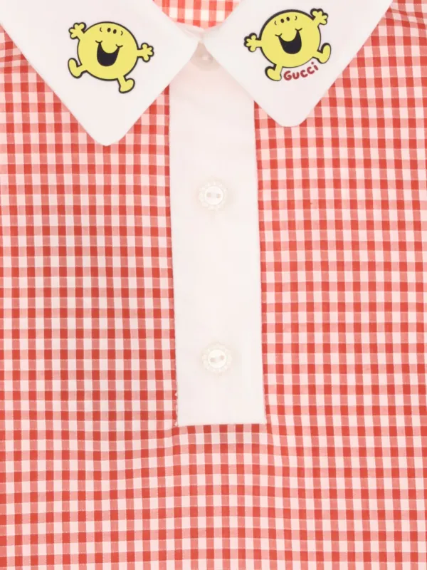 Gucci Kids チェック ワンピース | レッド | FARFETCH JP