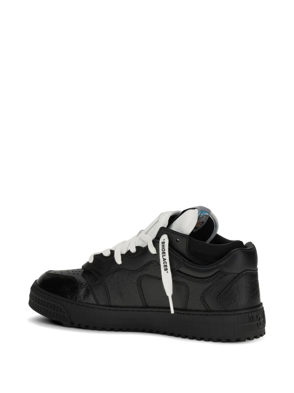 Off-White 3.0 Floating Arrow lace-up leather sneakers Zwart