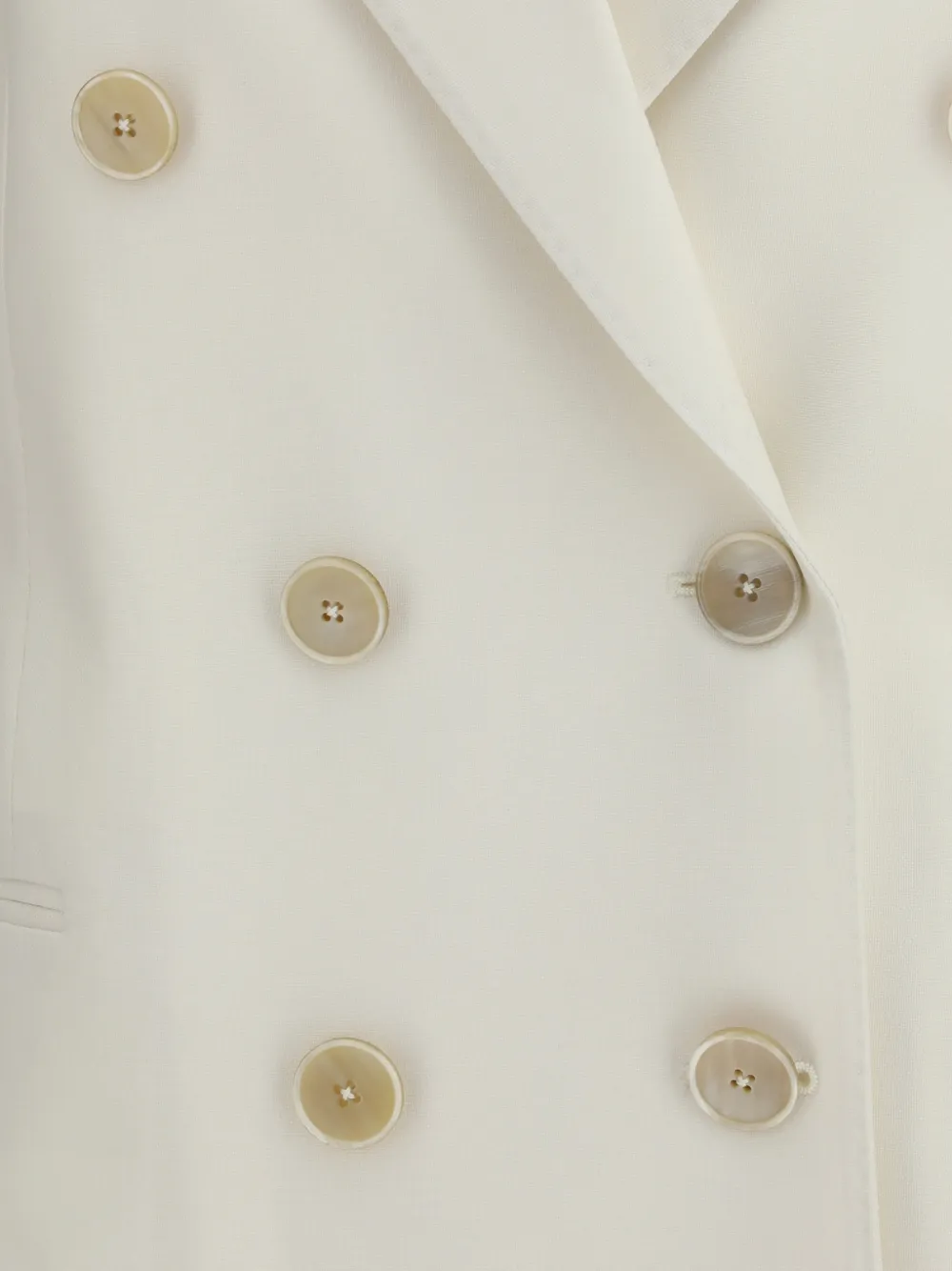  Givenchy Double-breasted Wool Blazer - White 