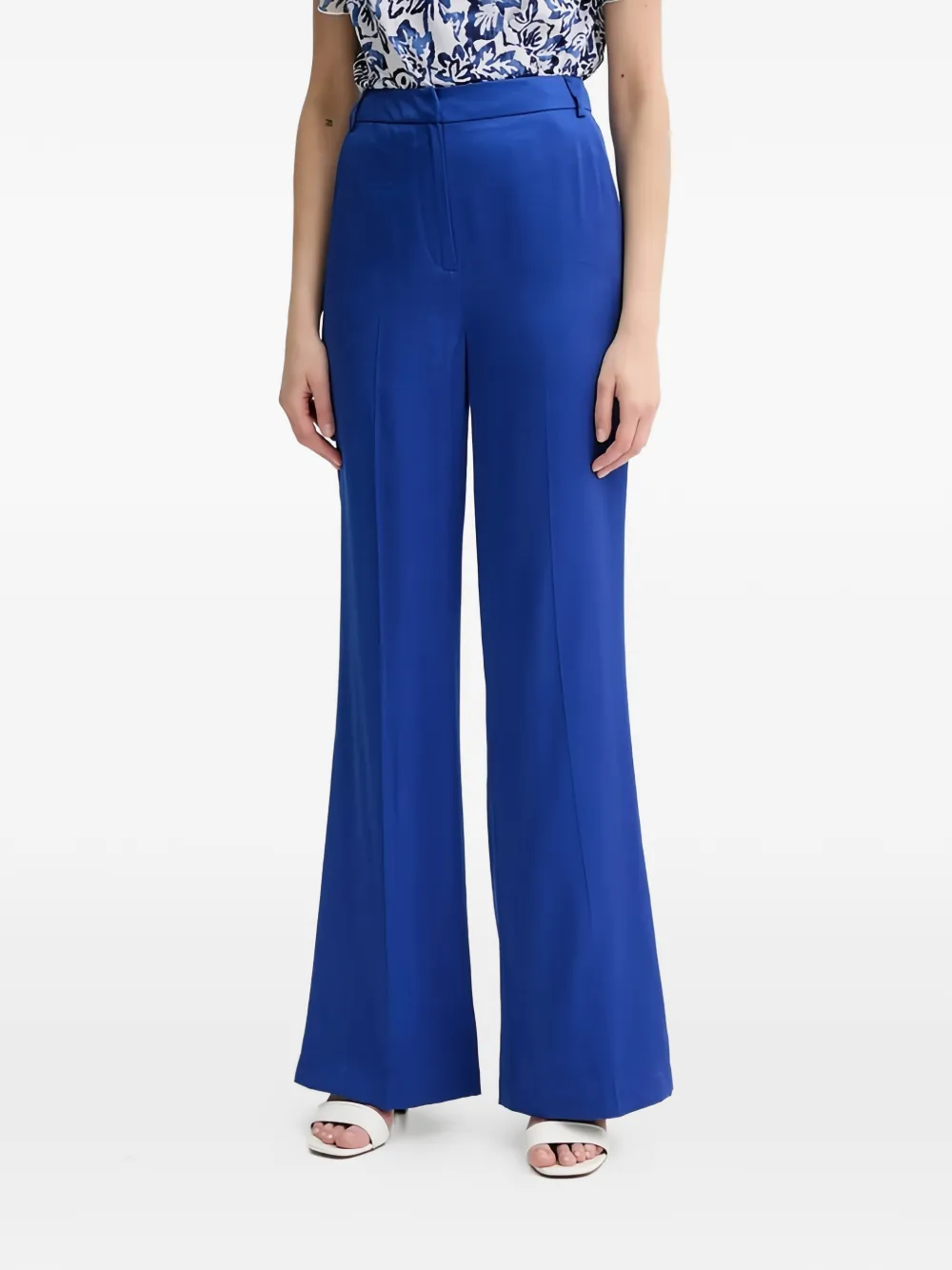 Morgan Flared Trousers In Blue