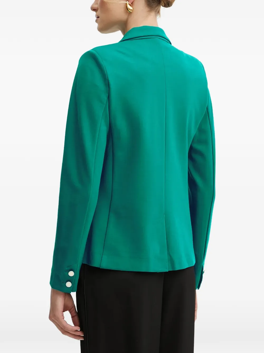 Morgan Blazer met knopen en V-hals Groen