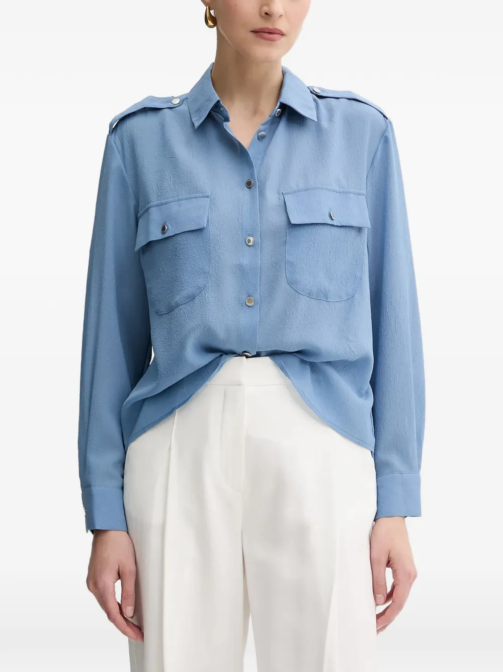 Morgan flap-pocket shirt