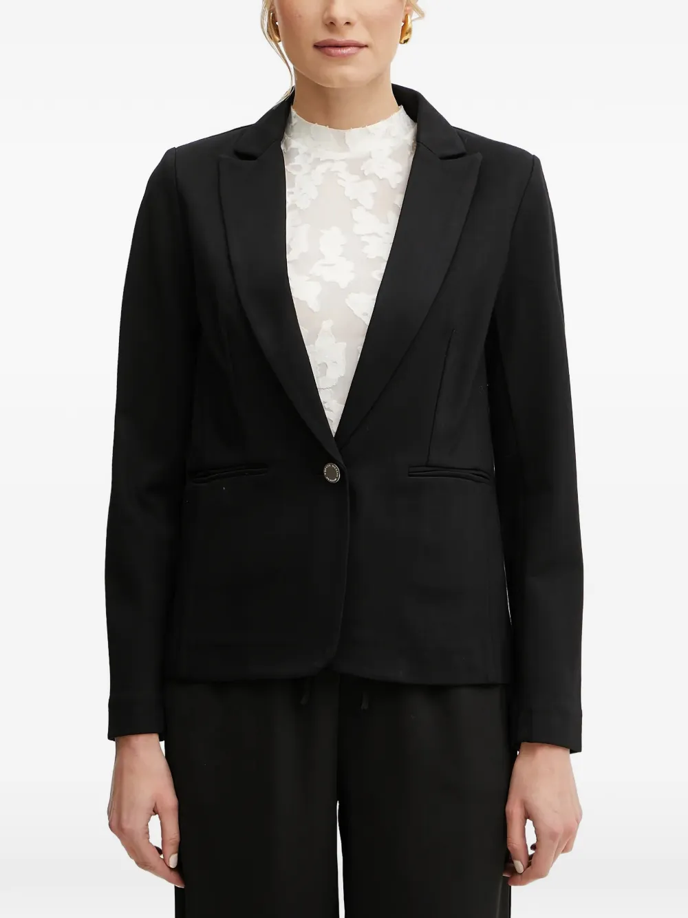 Morgan button-cuff single-breasted blazer