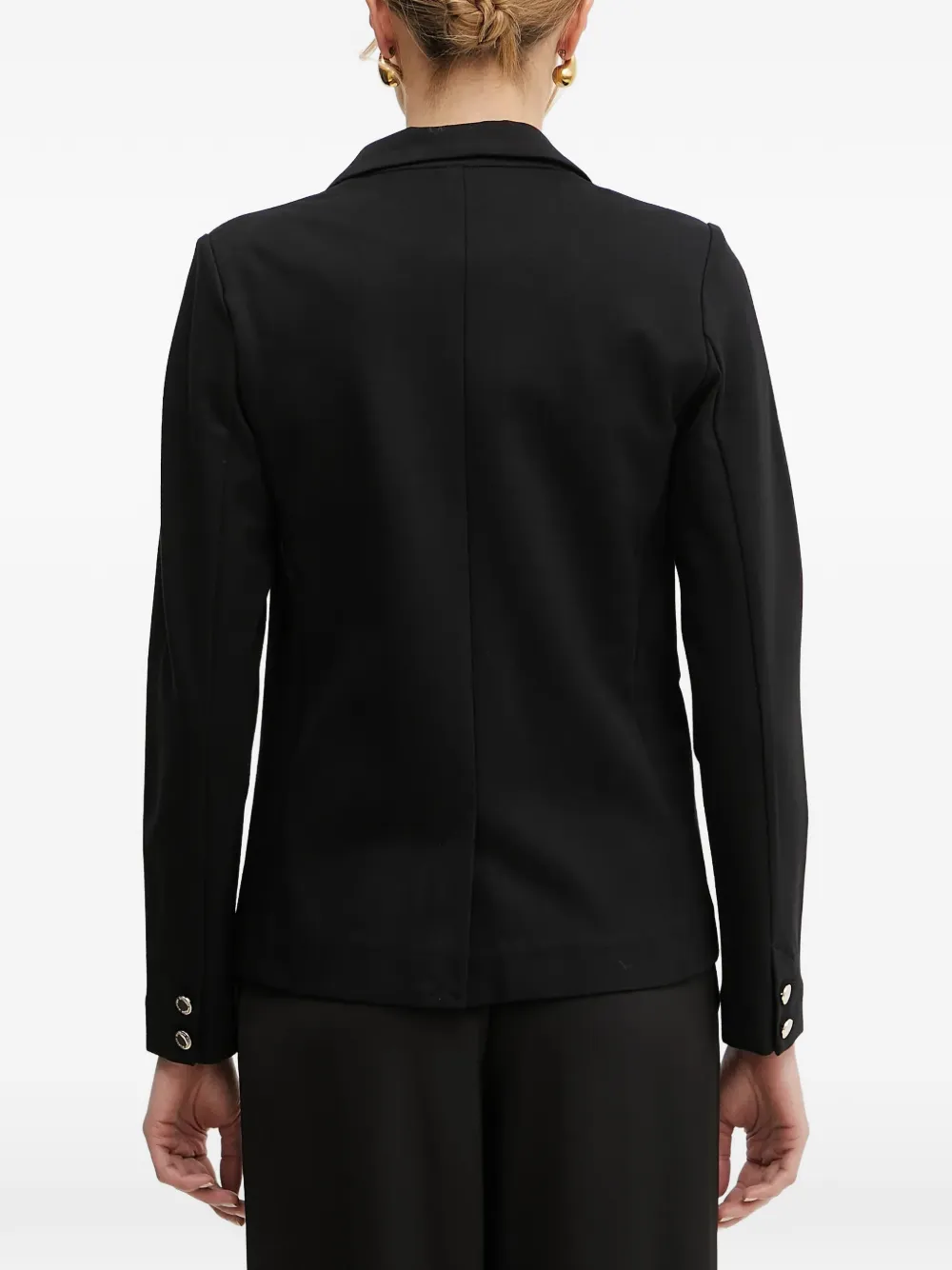 Morgan Blazer met enkele rij knopen en manchetten met knopen Zwart