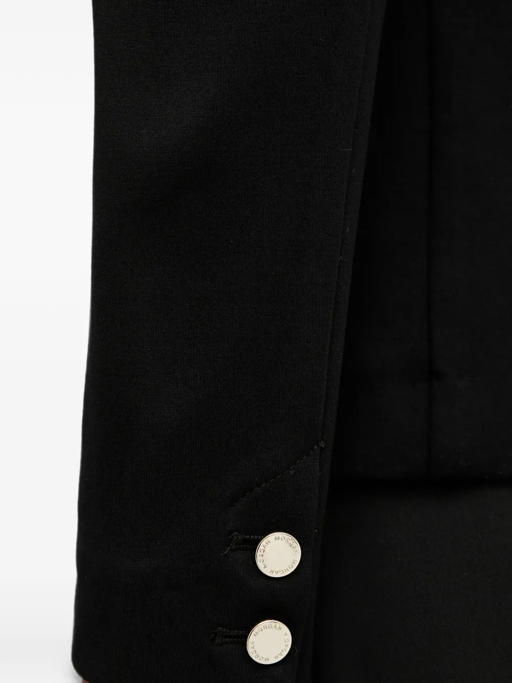 Morgan Blazer met enkele rij knopen en manchetten met knopen Zwart