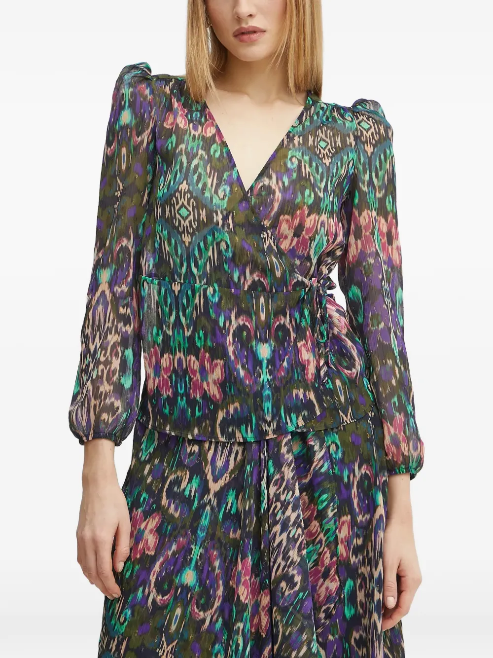 Morgan puff-sleeve blouse