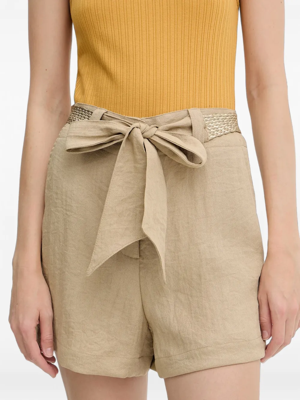 Morgan Shavik belted shorts