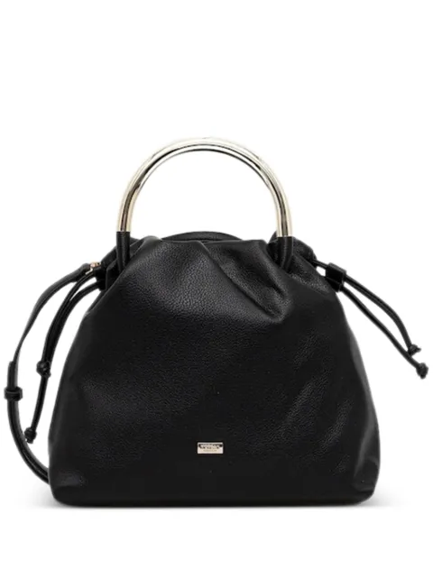 Morgan bolsa crossbody con placa del logo