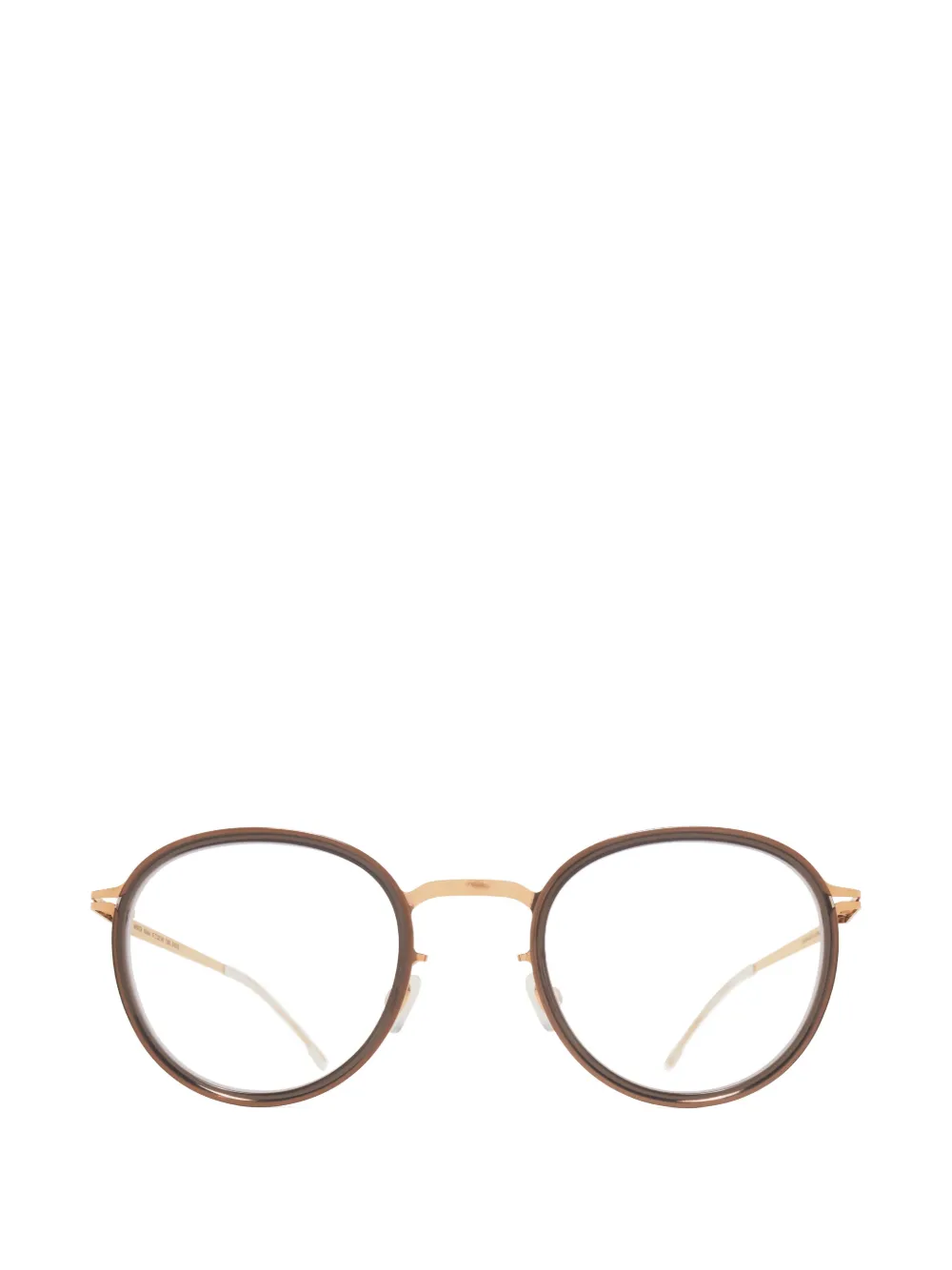 Mykita Kiana round-frame glasses - Marrone
