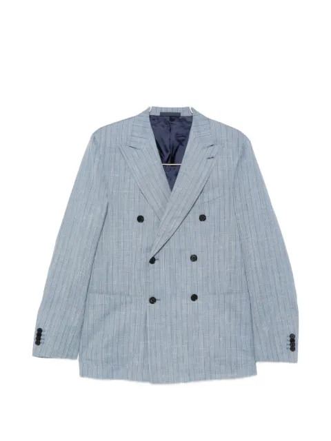Caruso Aida pinstripe double-breasted blazer