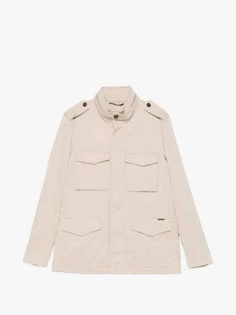 Moorer Denver buttoned pocketed jacket