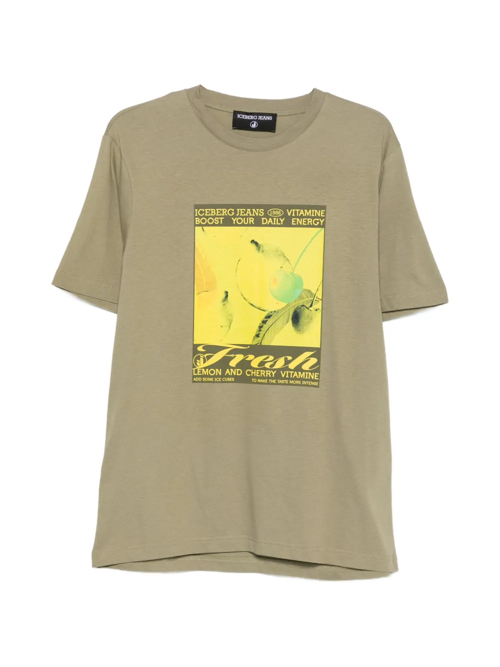 Iceberg graphic-print cotton T-shirt - Verde