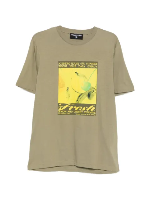 Iceberg graphic-print cotton T-shirt
