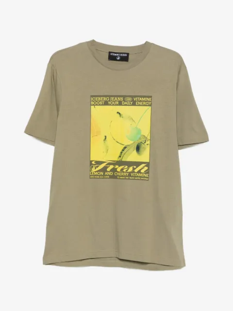 Iceberg graphic-print cotton T-shirt