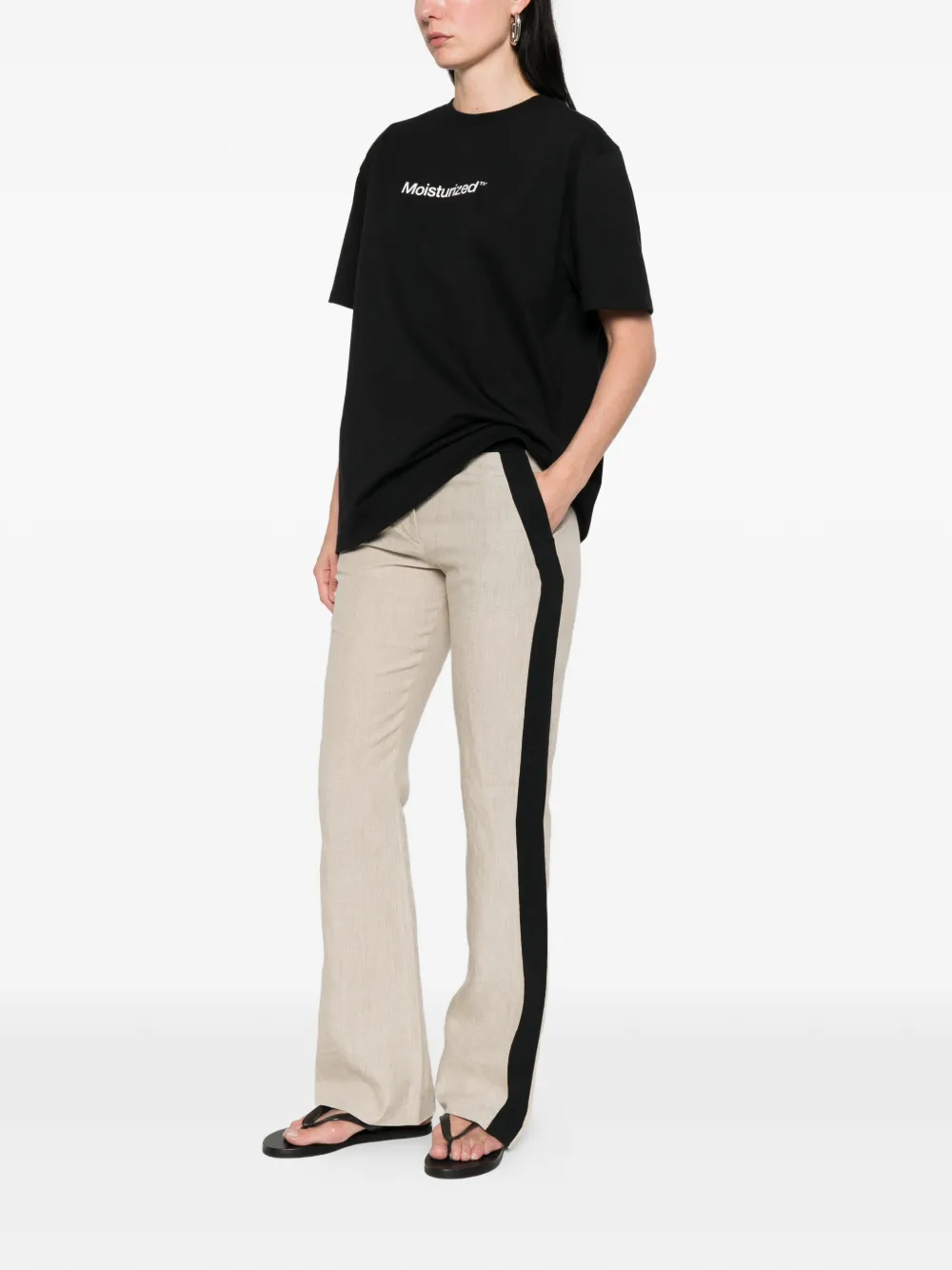 Coperni T-shirt met print Zwart