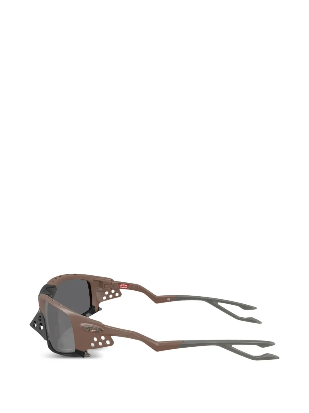 Oakley Plantaris SG zonnebril met geometrisch montuur Bruin