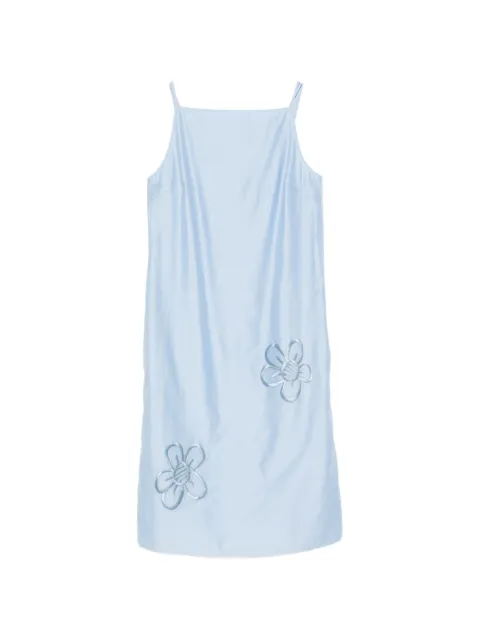 Iceberg Vestido alças finas com aplicação floral