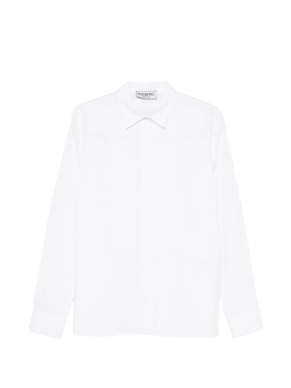 Iceberg pintuck-pleated shirt - Bianco