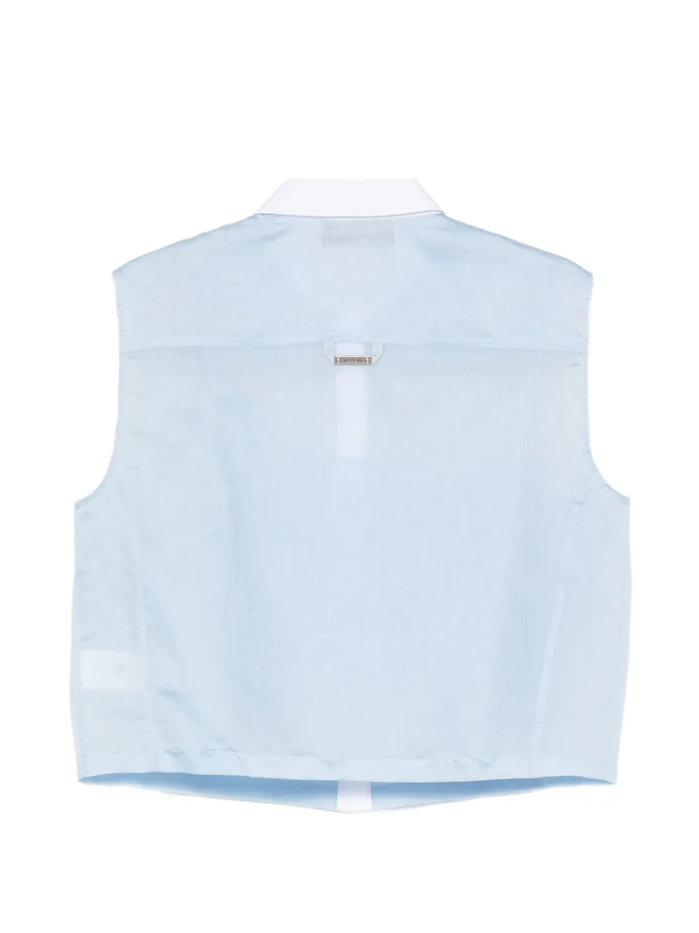 Iceberg Mouwloze blouse verfraaid met ringlets Blauw