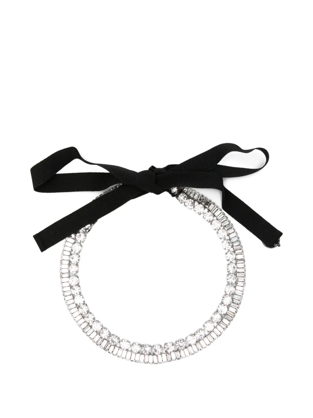 Nº21 embellished necklace - Argento