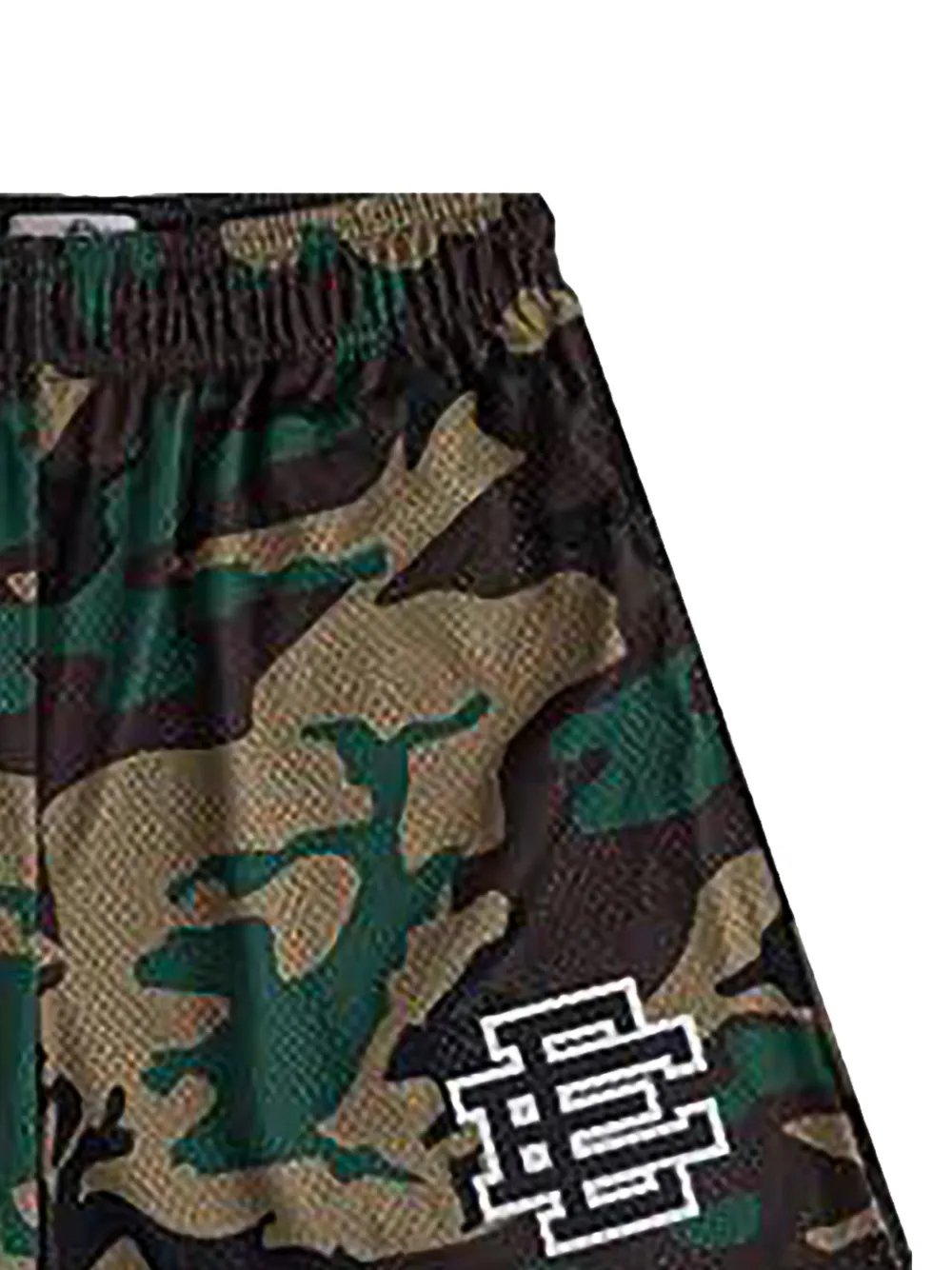 ERIC EMANUEL Shorts met camouflageprint Bruin