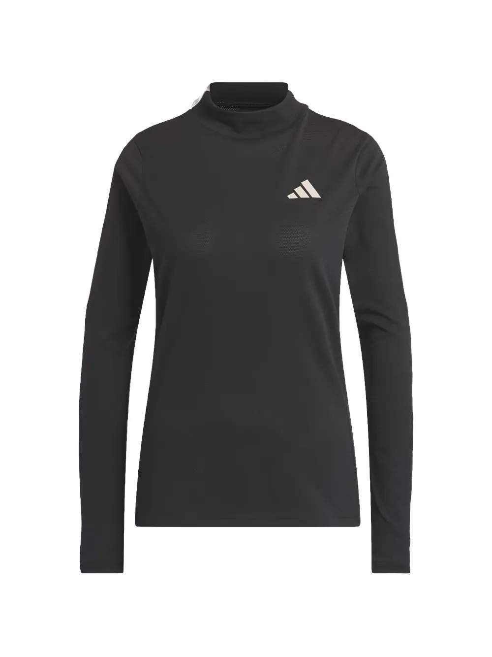 adidas mock-neck golf T-shirt - Black