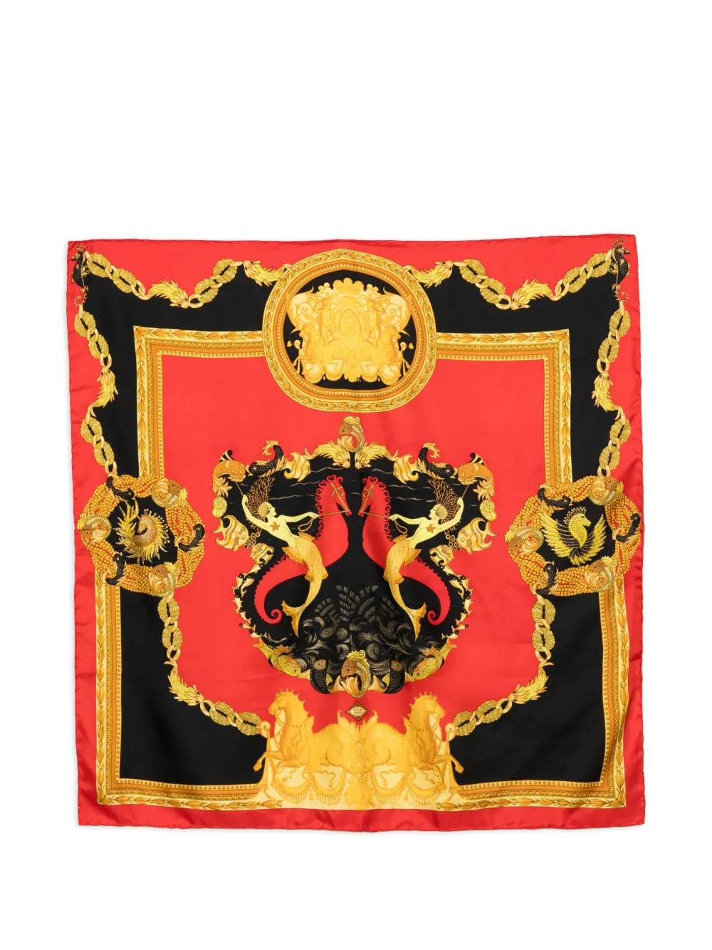 Versace Pre-Owned 1990s nautical scarf - Rosso