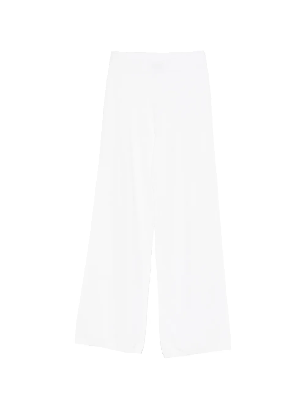 Kangra elasticated-waistband palazzo pants - Bianco