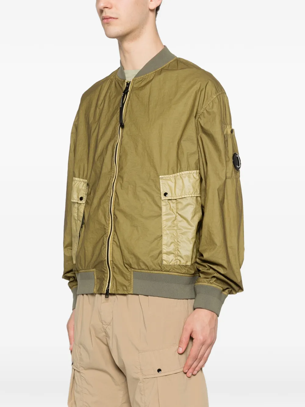 C.P. Company Bi-TM Mixed Lens bomberjack Groen