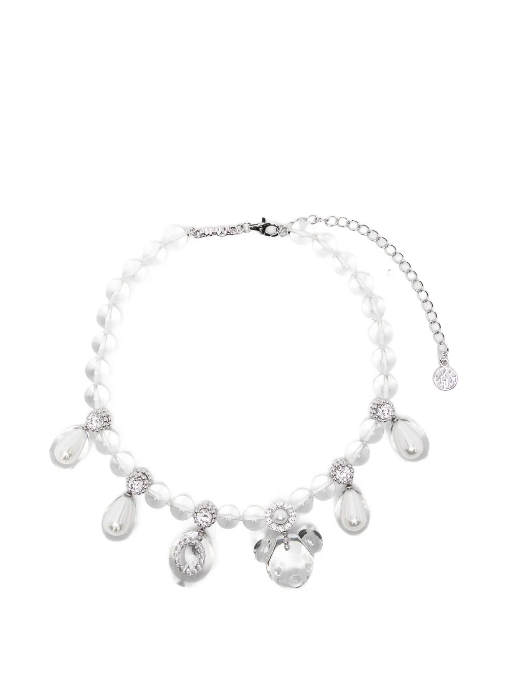 YVMIN bear necklace - Argento