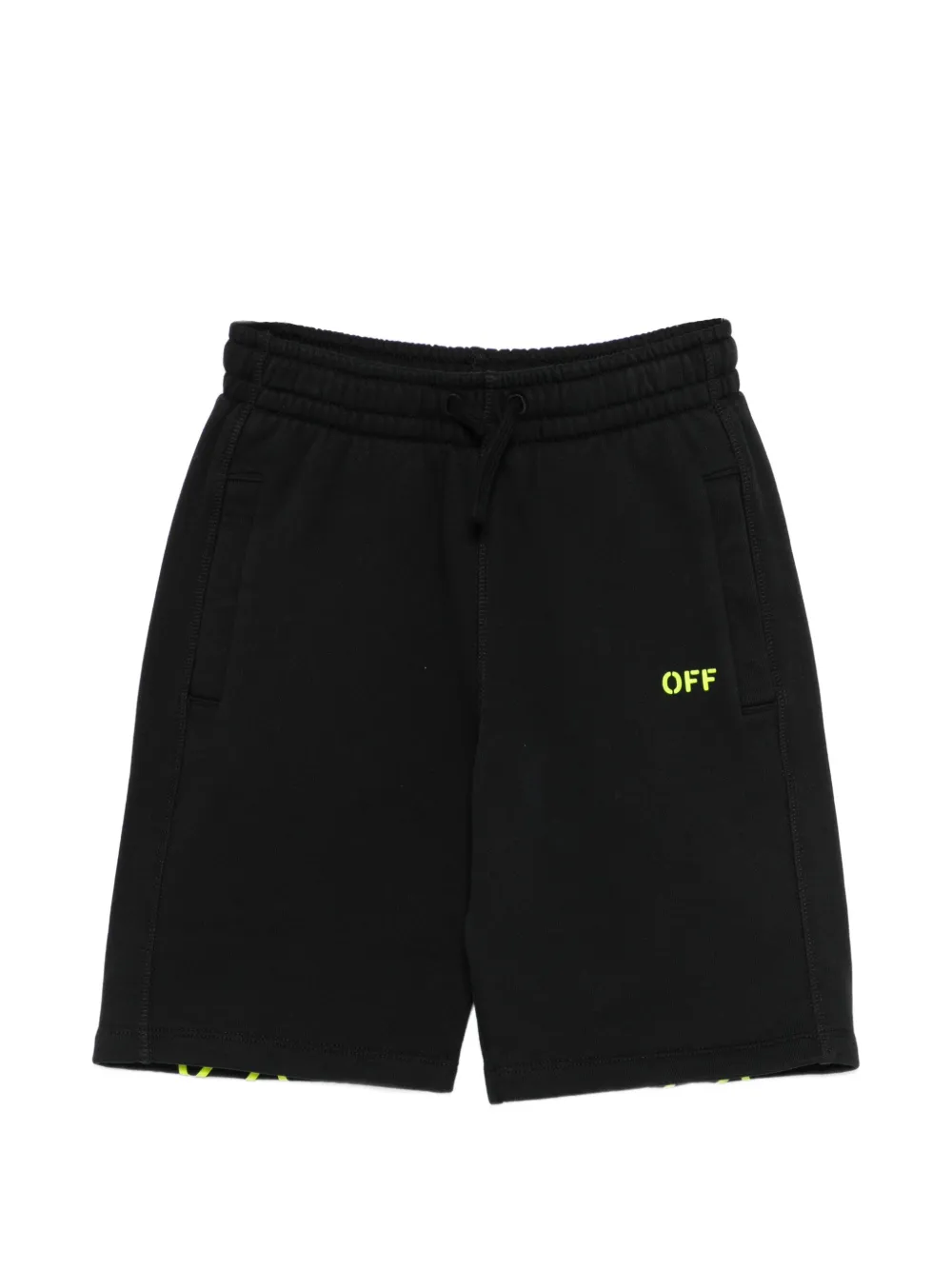 Off-White Kids drawstring shorts - Nero