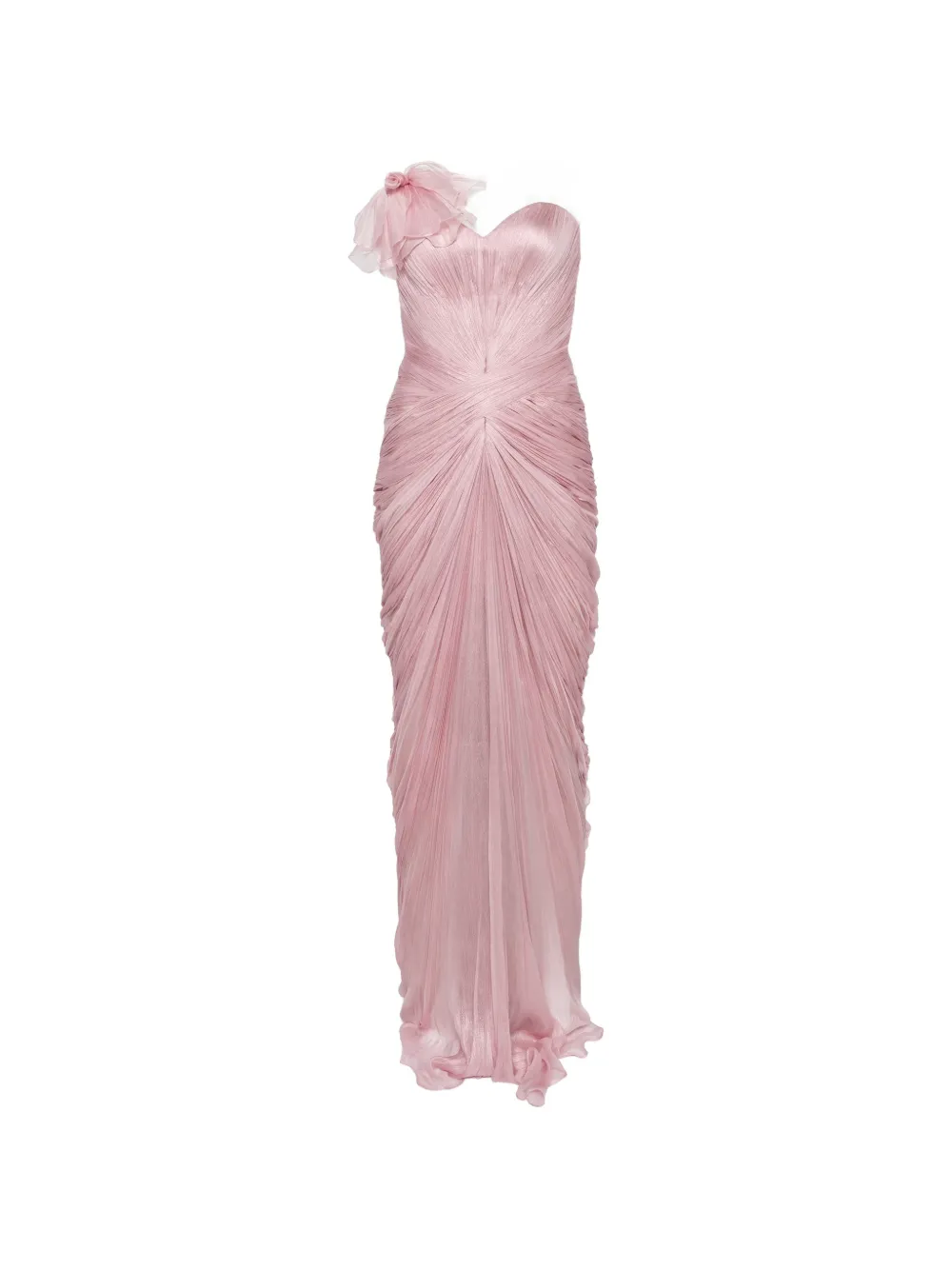 Iris Serban Suriel ruched maxi dress - Rosa