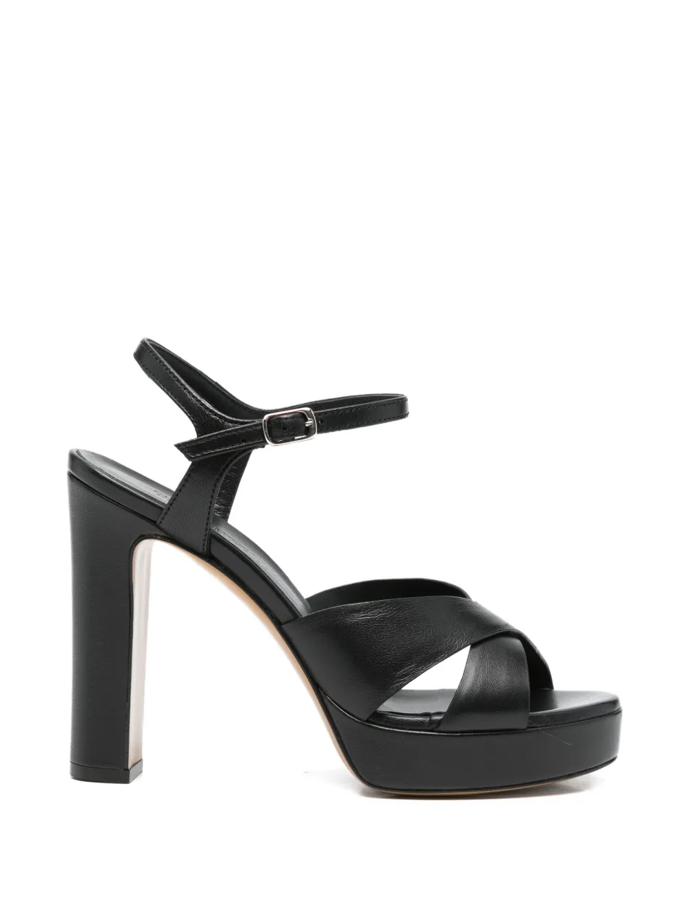 GUGLIELMO ROTTA Sandalen met gekruiste bandjes Zwart