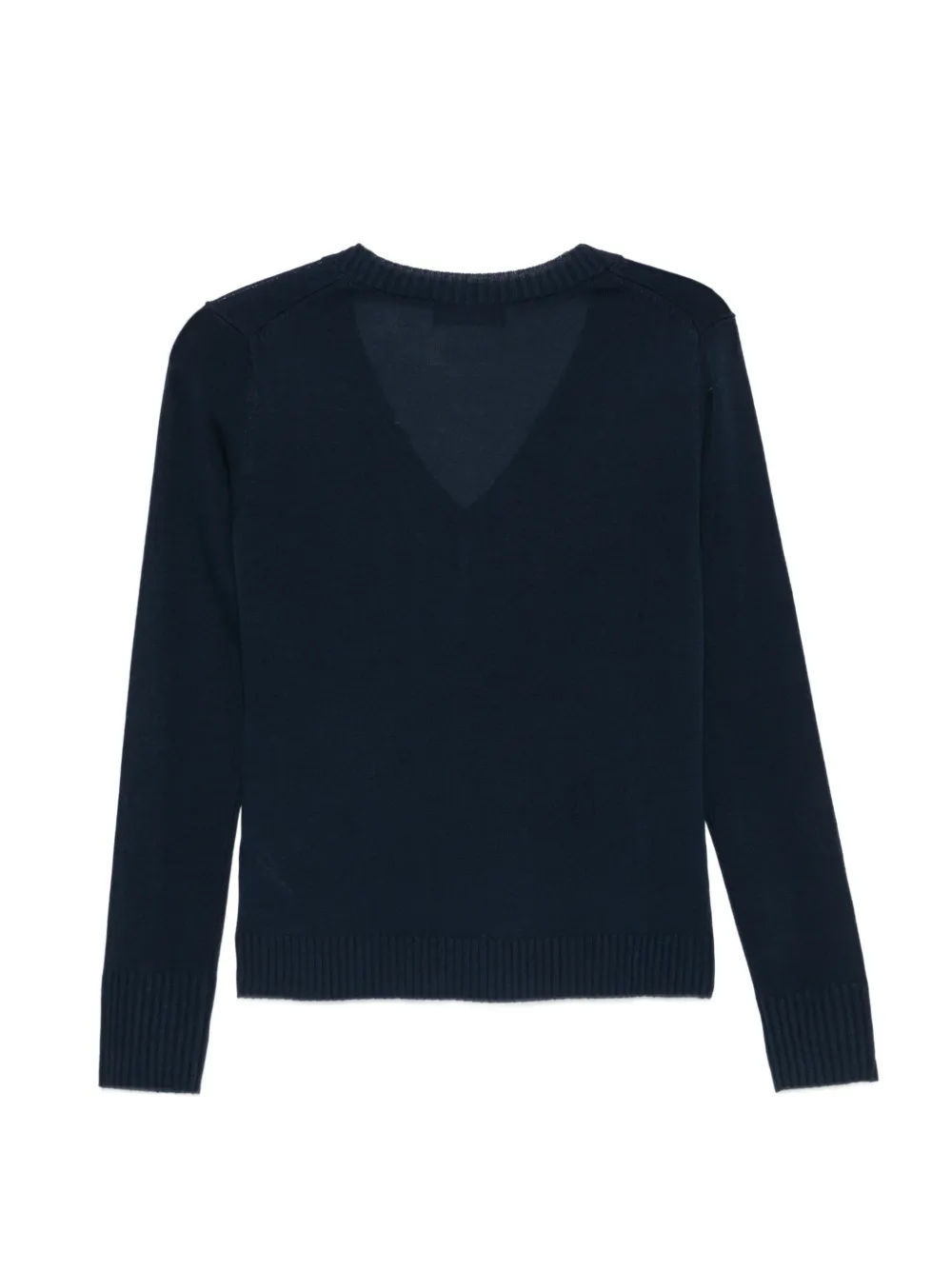  Peuterey Pull En Maille à Col V - Bleu 