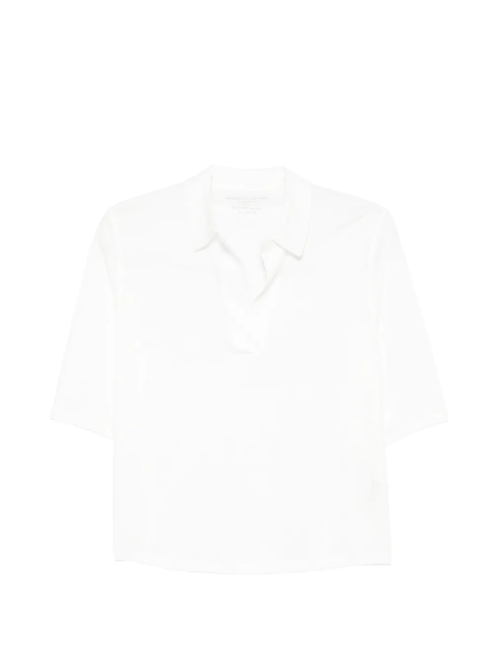 Majestic Filatures V-neck T-shirt - Bianco