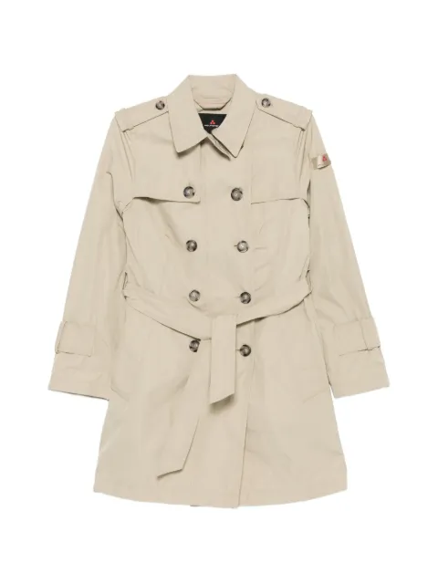 Peuterey Knude button belted coat