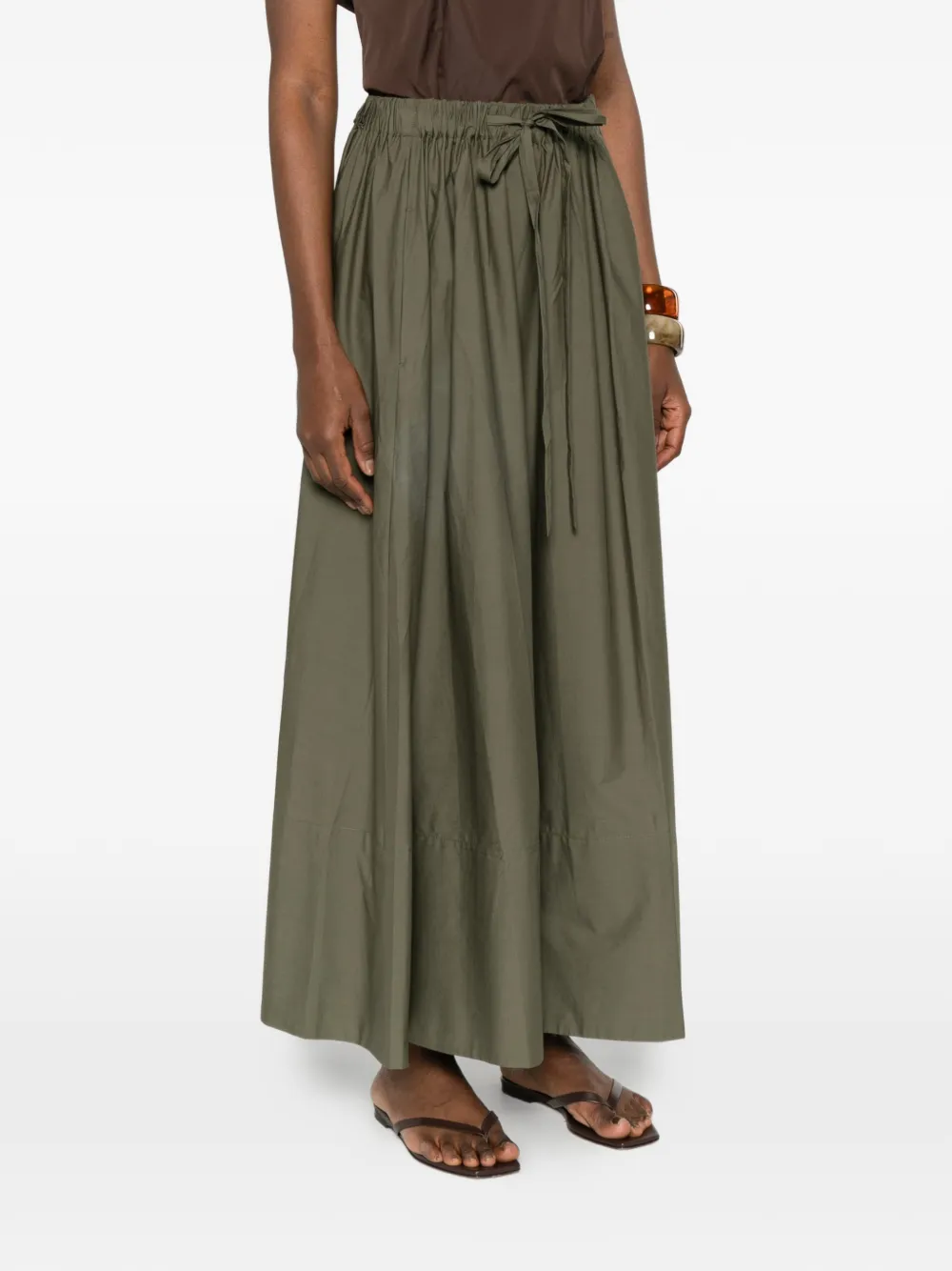  Peuterey Madeline A-line Midi Skirt - Green 