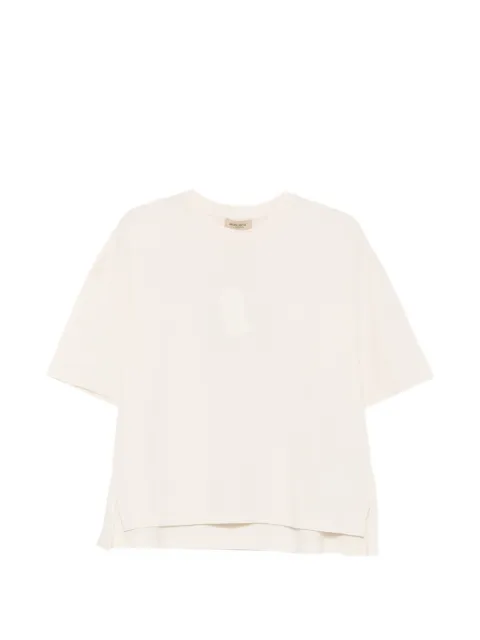 Woolrich logo-embroidered side-slit T-shirt
