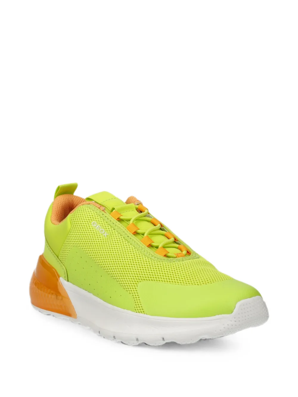 Geox Kids Activart Illuminus mesh-panelled lace-up sneakers Groen