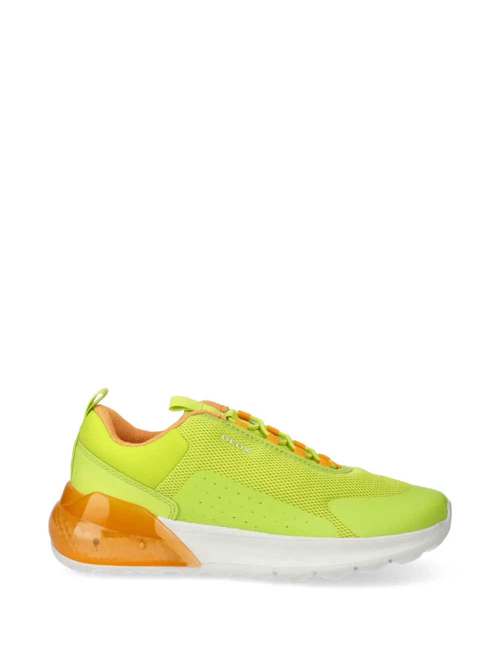 Geox Kids Activart Illuminus mesh-panelled lace-up sneakers Groen